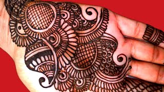 Simple and easy mehndi design |Latest mehndi design for front hand |Mehndi design for beginners