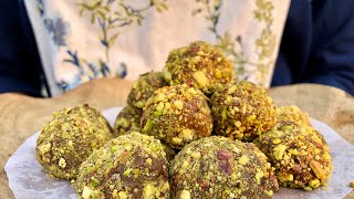 Pistachio Chocolate Balls Recipe