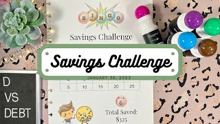 Savings challenges for January 30, 2022 🤑