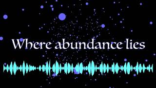 Where abundance lies (original)