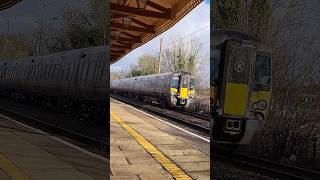 Class 387s pass Hanwell