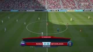 Russia vs Netherlands EURO 2016 Qualification | FIFA 16 PS4 [HD]