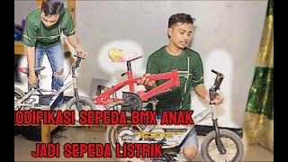 MODIFIKASI SEPEDA MENJADI SEPEDA LISTRIK