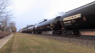 Canadian Pacific Leads Southbound Manifest,Lake Forest,Illinois