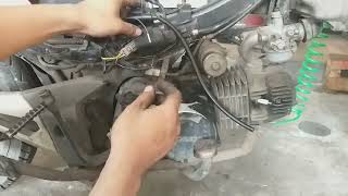 Cek pengapian motor revo 100