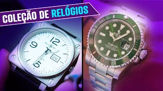 MINHA COLEÇÃO DE RELÓGIOS - ROLEX, BREITLING, BELL & ROSS e MUITO MAIS