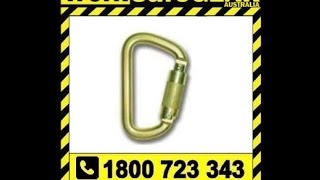 30kN Triplelock Karabiner with captive pin karabners anchorage connectors fall protection