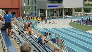 100m mens heats University of Toronto track and field 2019