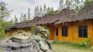 BANGUNAN MEWAH TERBENGKALAI DI NGANJUK TANPA PENGHUNI