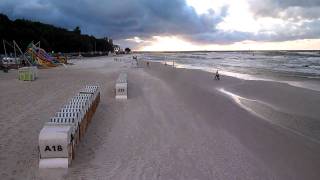 Autumn storm at the Baltic Sea