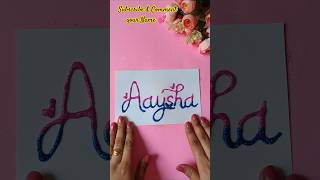 Comment 💕#letteralovers #art #drawing #diycalligraphy #shortvideo #viralshort