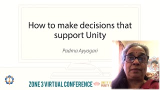 Padma Ayyagari - SSSIO Zone 3 Virtual Conference