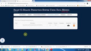 Smart E Health Prediction System Using Data Mining