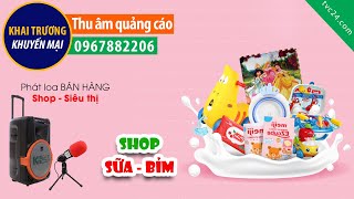 Thu âm Thế giới sữa bỉm Hương Nguyễn MC đọc KHAI TRƯƠNG