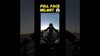 Advantages of a Full Face Helmet over a Open/half face helmet #shorts #youtube #helmet