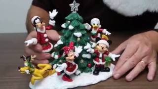 Disney Parks, Santa Mickey, Light- Up ChristmasTree Figurine, Review