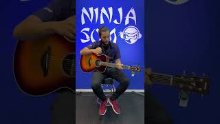 A tecnologia foi longe demais! Conheça o violão Yamaha TransAcoustic 🥷 #shorts