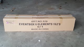 Eventbox 6 Elements, 162 shots - Rubro fireworks, RVW920 - 2017/2018