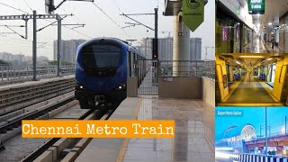 Chennai Metro Rail/ Washermanpet Metro to Airport Metro