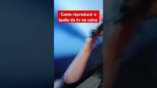 Para reproduzir o áudio da tv pela saída de fone em mesas de áudio e caixas de som. Aqui na AF cabos