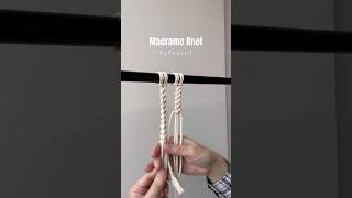 Macrame Knot #tutorial #macrameknot #macramepattern #macrame #diy