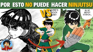 TEORÍA | ¿Por qué Rock Lee no puede usar Ninjutsu? | Esta es la razón. | Naruto Shippuden