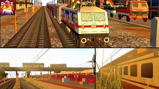 Indian railway train simulator Fastest train Gameplay video