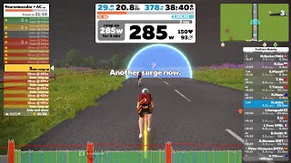 Zwift Indoor workout neuromuscular +AC