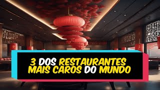 3 dos restaurantes mais caros do mundo #capcut #fatos #curiosidades #mundo #gastronomia #comida