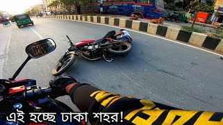 Live Bike accident !!