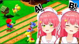 Miko's body moves when she concentrates on Yoshi Race [hololive/ Eng sub]