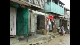 A walk along the 'high street' in Andasibe, Madagascar - 30th April 2012