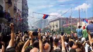 San Severo, Festa del Soccorso 2014 - Fuoco della posta (Il vortice)