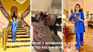 Beatiful Home 🏡 of a Wonderful Host  ! Decorated Salami Box 💕 💕 Vlog 544