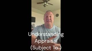 Understanding Subject To Appraisal - Talk to Vinny with the Biscotto Team