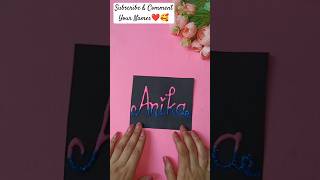 #name #diycalligraphy #artandcraft #youtube #craft #ytshorts #shorts #viralshort #calligraphy #diy