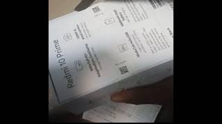 Redmi 10 prime unboxing #shorts #short #Shot