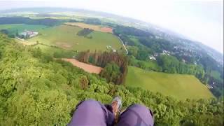 my first free flight - paragliding