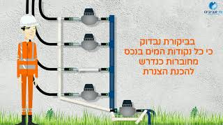 התקנת מד מים