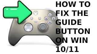 How to fix Xbox guide button not opening the game bar