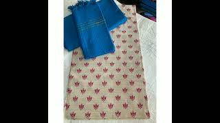 Pure Handloom Cotton Dress Materials @stunningwear7951