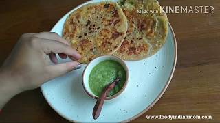 Paneer Paratha Recipe | Cottage Cheese Paratha with Amla chutney | Paratha Recipes | FoodyIndianMom