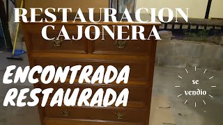 Cajonera mueble con humedad solucion simple facil rapido arreglo reciclado reparado reusado VENDIDO!