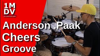 1MDV - The 1-Minute Drum Video #135 : Anderson .Paak / Cheers Groove