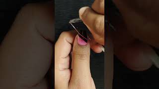 Striping tape Nail art at home 💅🏡#trending#shorts#nailart#youtubeshorts#viralvideo