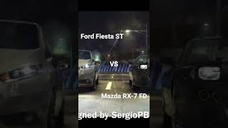 Ford Fiesta ST Vs Mazda RX-7 who will win? #mazdarx7 #fordfiestast #shorts #gaming #tuning