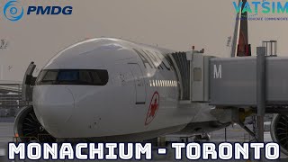 🔴PMDG 777 | MONACHIUM (EDDM) -  TORONTO (CYYZ) | VATSIM | MFS2020