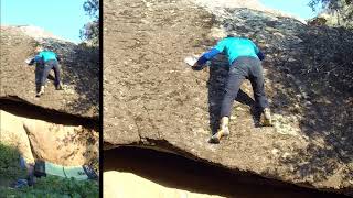 Avcı 5c Tırmanıcı:Erman Aydın   Bafa Gölü Bouldering Kısa Kaya Tırmanışı Kapıkırı Köyü Rock Climbing