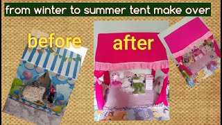 DIY:PLAY TENT MAKE OVER IDEAS /sharing is caring