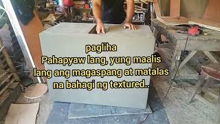 paraan ng pagpintura gamit ang waterproofing na may semento..